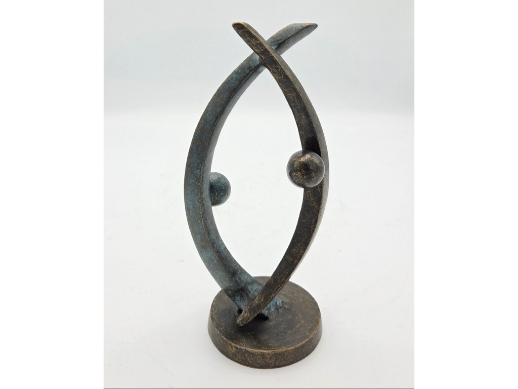 Wellness And Balance 22cm Modern Art Abstract Bronze Sculpture MO 70 | Avant Garden Bronzes